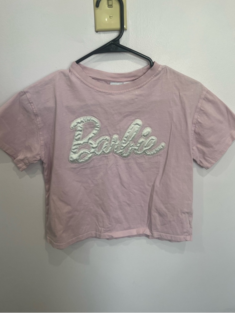 Zara x Barbie Cropped Logo Tee